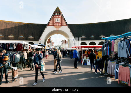 Grand marché - le Touquet - Paris Plage, pas-de-Calais - hauts-de-France - France Banque D'Images