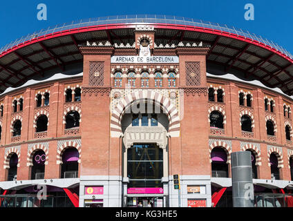 Arenas de Barcelone, Espagne. Banque D'Images