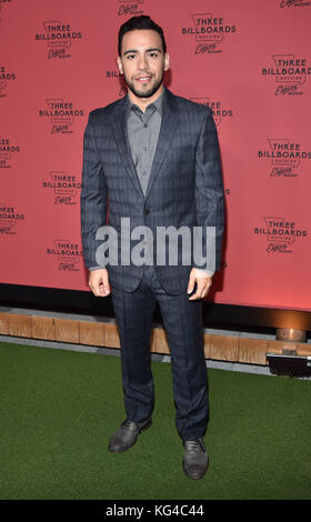 Hollywood, Californie, USA. 29Th sep 2017. Victor Rasuk arrive pour la première du film "trois panneaux d'extérieur ebbing, Missouri' à neuehouse. crédit : Lisa o'connor/zuma/Alamy fil live news Banque D'Images