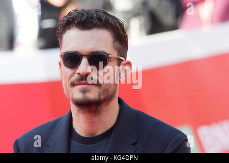 Rome, Italie. 5 novembre, 2017. Rome, Italie. 08Th Nov, 2017. Orlando Bloom qui fréquentent le tapis rouge lors de la 12e Festival du Film de Rome : Silvia Crédit Gerbino/Alamy Live News Crédit : Silvia Gerbino/Alamy Live News Banque D'Images