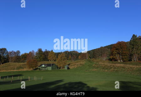 Comrie golf en Ecosse automne Novembre 2017 Banque D'Images