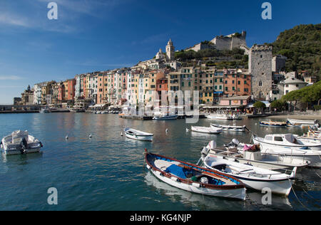 Portovenere station touristique de la riviera ligure Banque D'Images