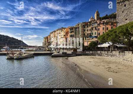 Portovenere station touristique de la riviera ligure Banque D'Images