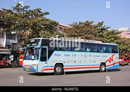 Chiang Mai, Thaïlande - 10 janvier 2016 : la compagnie vintour. route phitsanulok et chiangmai. photo à la gare routière de Chiangmai. Banque D'Images