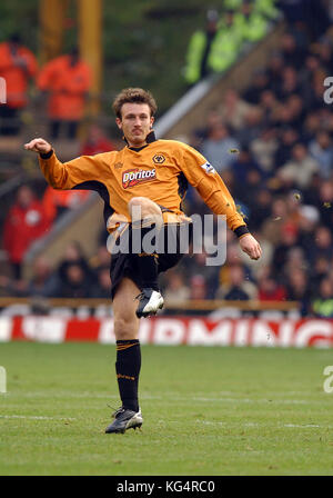 Joueur de Wolverhampton Wanderers Naylor Lee v Birmingham City 08 Novembre 2003 Banque D'Images