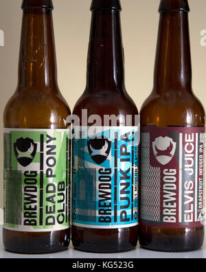 Brewdog bières en bouteille, Londres Banque D'Images