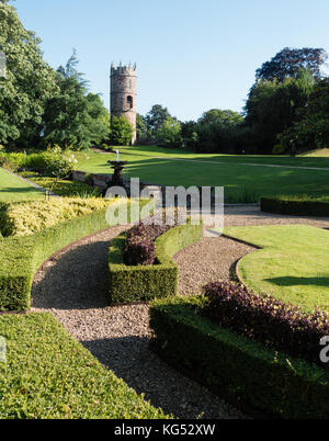 Les jardins de Goldney Hall dans le village de Clifton Bristol UK Banque D'Images