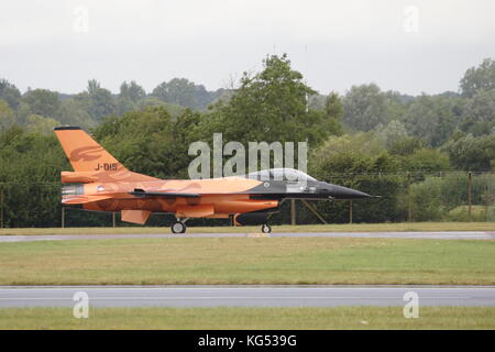 General Dynamics f16 Fighting Falcon riat 2009 Banque D'Images