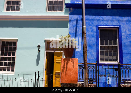 Bo-Kaap ou quartier de Malay à Cape Town, Afrique du Sud Banque D'Images