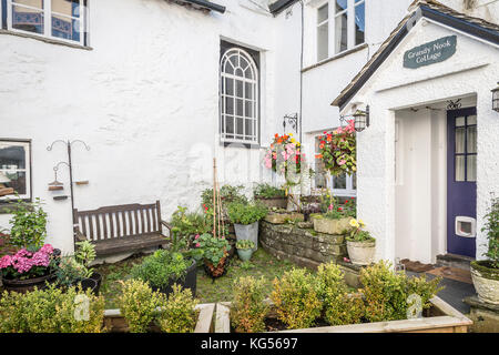 Grandy nook cottage, Hawkshead, Cumbria, Royaume-Uni Banque D'Images