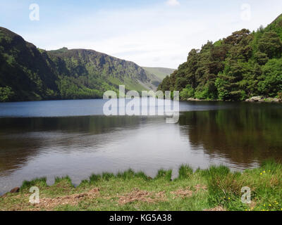 Lac de Glendalough, Montagnes de Wicklow, Irlande Banque D'Images