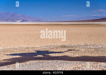 Les usa, Californie, Death Valley National Park, bassin de badwater badwater, Banque D'Images