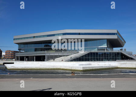 Aarhus, Dokk1 - la plus grande bibliothèque de Scandinavie Banque D'Images