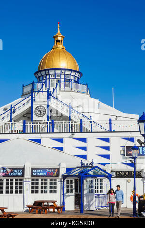 L'Angleterre, l'East Sussex, Eastbourne, Eastbourne pier Banque D'Images