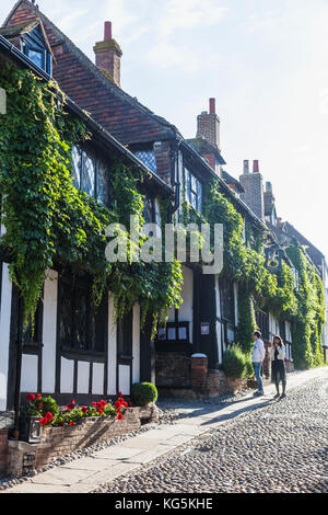L'Angleterre, l'East Sussex, le seigle, le Mermaid Inn Banque D'Images