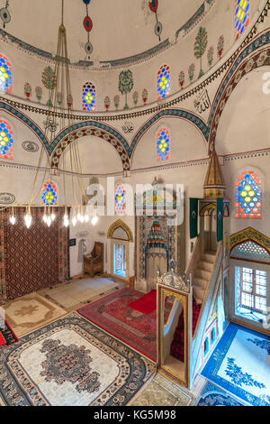 Intérieur de koski Mehmed Pacha Mosquée à Mostar, Bosnie-Herzégovine Banque D'Images