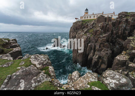 Neist Point Lighthouse, île de Skye, Écosse Banque D'Images