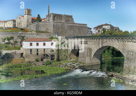 Barcelos, Portugal - 31 août 2017 : une vue panoramique sur le centre-ville de Barcelos le 31 août 2017 à Barcelos, Portugal Banque D'Images