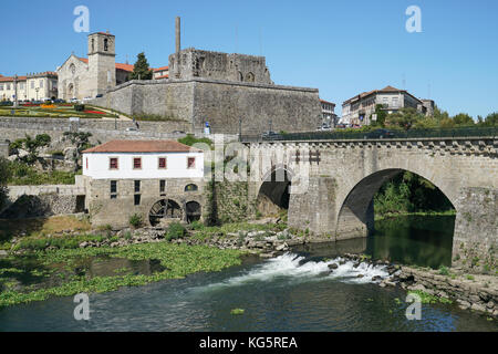 Barcelos, Portugal - 31 août 2017 : une vue panoramique sur le centre-ville de Barcelos le 31 août 2017 à Barcelos, Portugal Banque D'Images