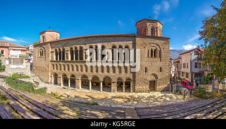 Ohrid, Macédoine - ancienne église byzantine Sainte-Sophie - Banque D'Images