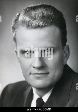 L'évangéliste américain Billy Graham, c1954. Banque D'Images