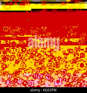 Arrière-plan de couleur glitch Banque D'Images