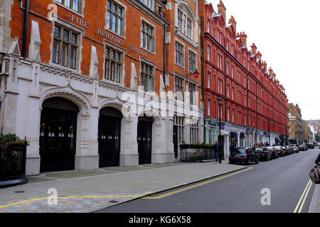 Ancienne caserne restaurant Chiltern Street, Marylebone, City of westminster, London, Angleterre, Royaume-Uni Banque D'Images