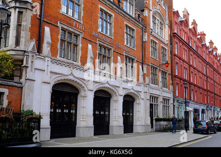 Ancienne caserne restaurant Chiltern Street, Marylebone, City of westminster, London, Angleterre, Royaume-Uni Banque D'Images