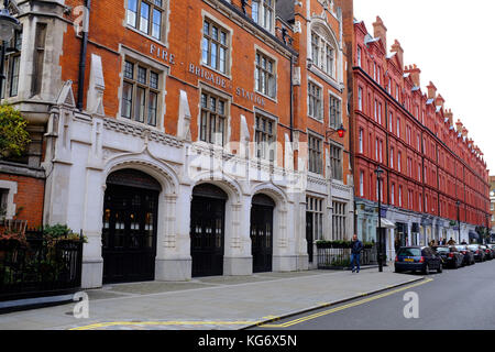 Ancienne caserne restaurant Chiltern Street, Marylebone, City of westminster, London, Angleterre, Royaume-Uni Banque D'Images