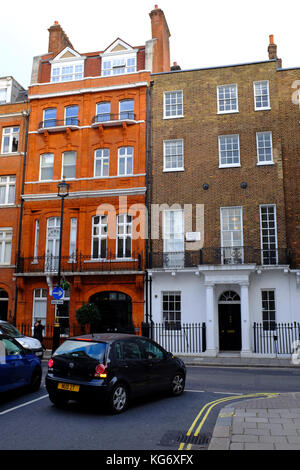 Bentinck Street junction avec Welbeck Street, Marylebone, london uk Banque D'Images