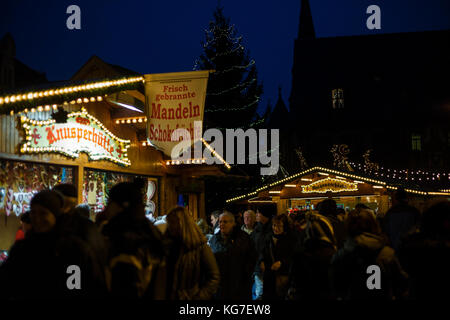 Arrivée à den Höfen Quedlinburg Weihnachtssmarkt Banque D'Images