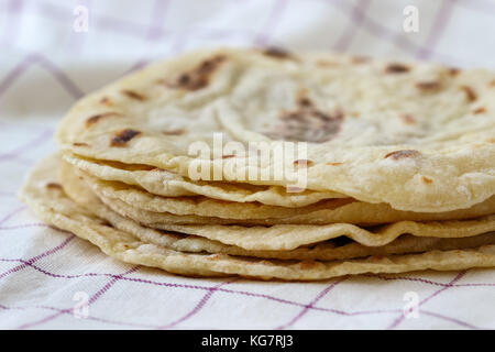 Purée de pommes de terre galette - norvégien lefse Banque D'Images