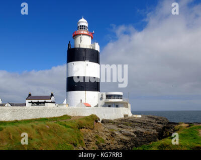 Point de Hook Lighthouse, comté de Wexford, Irlande Banque D'Images