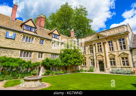 St Edmund Hall, College, Oxford University, Cotswolds, en Angleterre Banque D'Images