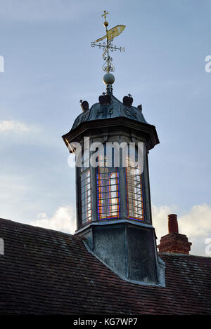 Début du 17e siècle lanterne, longue allée d'indigents, St Helens, Abingdon, Oxfordshire Banque D'Images