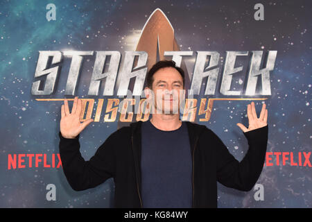 Jason Isaacs assistant à une projection de Star Trek : fan de découverte à la Millbank Tower à Londres. Banque D'Images