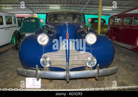 1939 Buick (année), coach travail - cabriolet, USA. auto world vintage car museum, Ahmedabad, Gujarat, Inde Banque D'Images