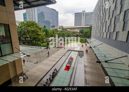 Nov 5, 2017 parc de greenbelt vue panoramique de verdure 5, Makati Banque D'Images