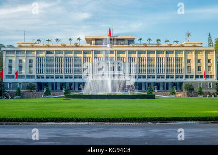 Palais de l'indépendance à Saigon, Vietnam Banque D'Images