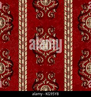 Vector wallpaper en rouge et or Illustration de Vecteur