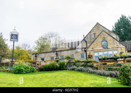 Le Mont Inn pub, Stanton, Cotswolds, Gloucestershire, Angleterre, Royaume-Uni, Europe Banque D'Images