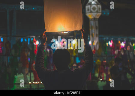 Loy Krathong festival photo à thème Banque D'Images