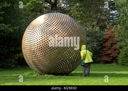 Art, succession de jardins de Farmleigh House, Phoenix Park, Dublin, Irlande Banque D'Images