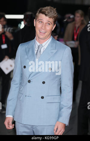 The BFI LFF Gala Banque Royale du Canada première européenne de 'Mudbound' tenue à l'Odeon Leicester Square - arrivées avec : Garrett Hedlund où : Londres, Royaume-Uni quand : 05 Oct 2017 crédit : Mario Mitsis/WENN.com Banque D'Images