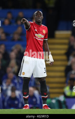 Londres, Royaume-Uni. 05Th nov, 2017. eric Bailly (mu), à l'English Premier League match entre Chelsea et Manchester United, à Stamford Bridge, Londres, le 5 novembre 2017. **Cette photo est pour un usage éditorial uniquement** Crédit : Paul marriott/Alamy live news Banque D'Images