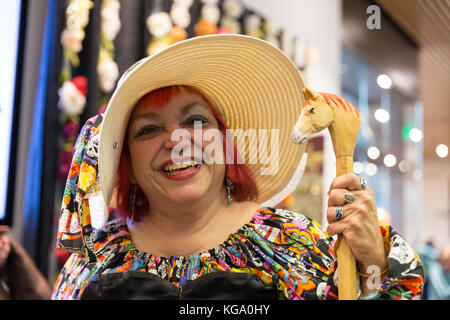 Tacoma, États-Unis. 05ème novembre 2017. Tacoma, Washington : visiteur du festival communautaire Día de los Muertos au musée d'art de Tacoma. Crédit : Paul Christian Gordon/Alay Live News Banque D'Images