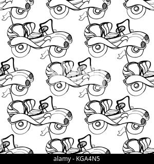 Voiture monochrome, uniforme. vector illustration Illustration de Vecteur