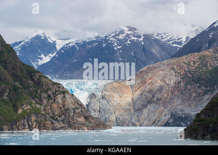 Sawyer Glacier, Alaska, Tracy Arm Banque D'Images