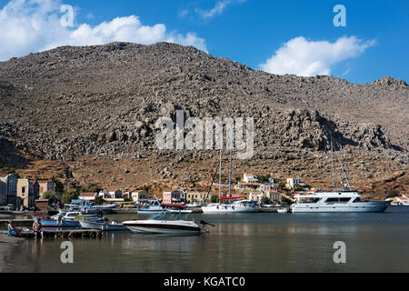 Pedi bay, symi Banque D'Images