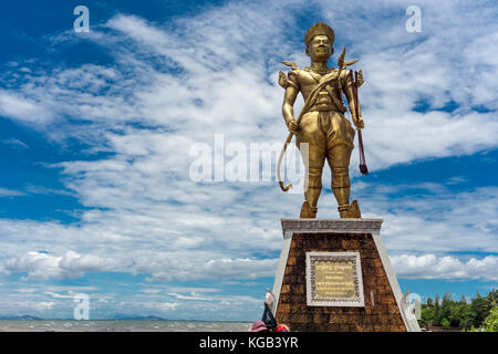 Marché du crabe à statue à Kep, au Cambodge Banque D'Images